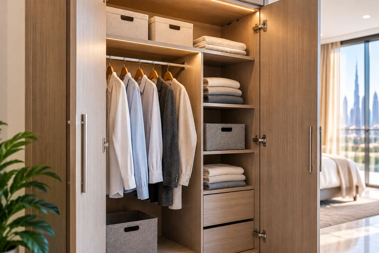 Wardrobes & Cabinets odor in a Dubai home